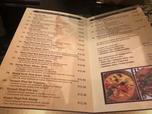 So many Vegan options   at Phutakun in Amsterdam