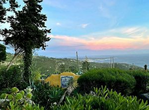 The views 😍 at Moinho Dom Quixote in Colares