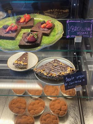 Vegan treats   at Moinho Dom Quixote in Colares