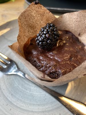 Courgette and chocolate muffinns  at Vienhues Deli in Viersen