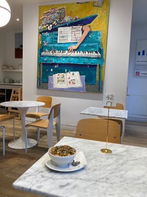 Oatmeal for breakfast. at Spring Cafe Aspen in New York City