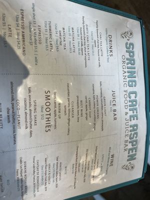   at Spring Cafe Aspen in New York City