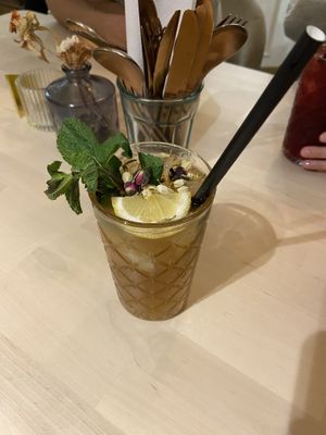 Yasmina iced tea  at Baladi in Brussels