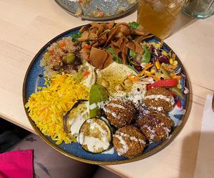 Falafel plate  at Baladi in Brussels