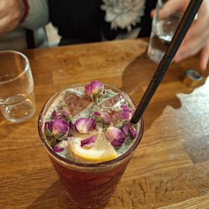 This drink was delicious, I recommend it! at Baladi in Brussels