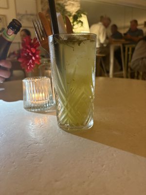 Cocktail with anis  at Baladi in Brussels