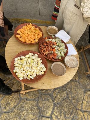 Pop up rujak inspiration  at Casa Jasmine in San Cristobal De Las Casas