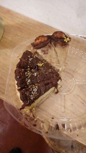 Cake (didnt try, had sugar) at Casa Jasmine in San Cristobal De Las Casas