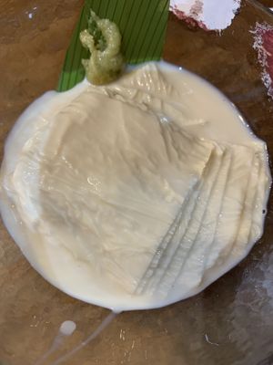 Tofu skin - delicious  at Hippari Dako in Nikko