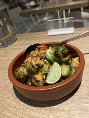 Brussel sprouts  at Little Bao Diner in Hong Kong Island
