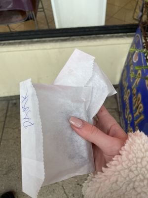 Bags secured  at XOX Truffles in San Francisco