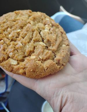 Peanut butter cookie  at Cousins Cuban Cafe in Black Mountain