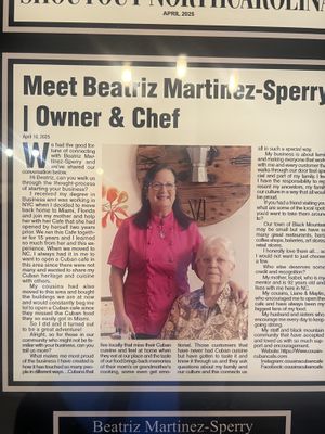   at Cousins Cuban Cafe in Black Mountain