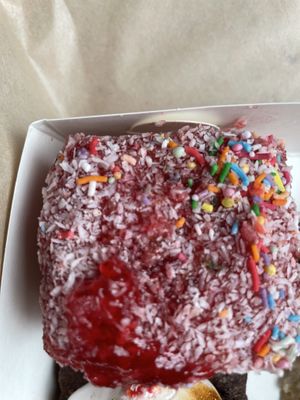 Fairy bread lamington  at Pandy in Northcote