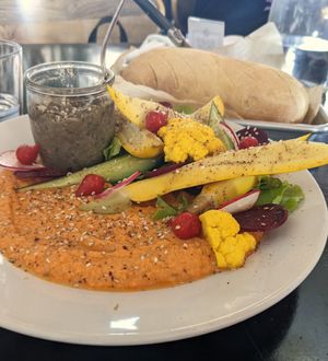 The Forager (comes with bread!) at Hollerhorn Distilling in Naples