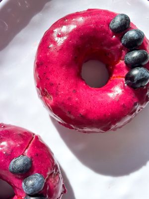 Blueberry & Cream 🫐  at Hulis Donuts in Cape Town