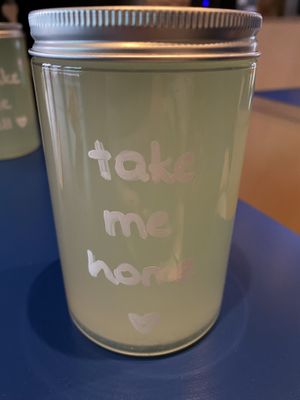 Homemade linonade  at Eden Jaxx - Købmagergade in Copenhagen