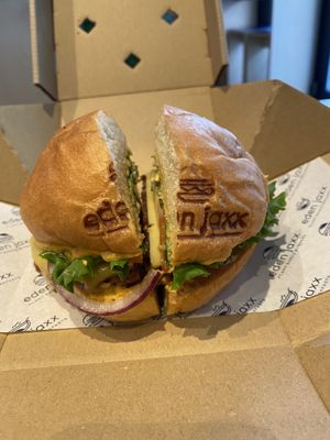 The original burger. So delicious  at Eden Jaxx - Købmagergade in Copenhagen