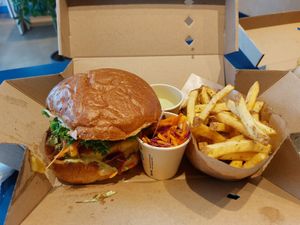 Garden Burger Menü at Eden Jaxx - Købmagergade in Copenhagen