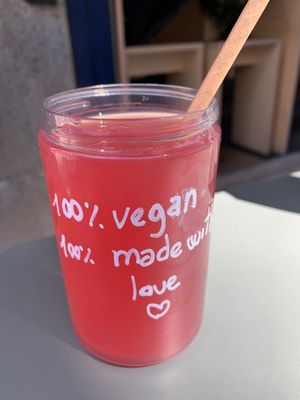 Pink lemonade  at Eden Jaxx - Købmagergade in Copenhagen