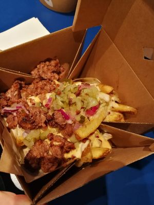 2nd visit: loaded Gorilla fries at Eden Jaxx - Købmagergade in Copenhagen