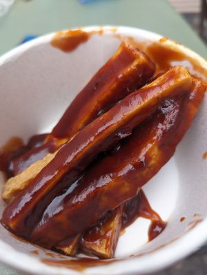 BBQ tofu at Eden Jaxx - Købmagergade in Copenhagen