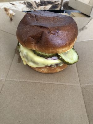 Smashed Burger  at Eden Jaxx - Købmagergade in Copenhagen