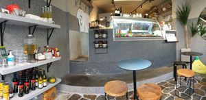 small inside at Monk's Deli in Seoul