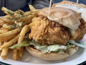 Crunchy deep fried tofu chicken is satisfying   at Monk's Deli in Seoul