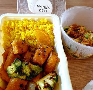 Monks delivers!! at Monk's Deli in Seoul