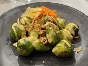 Brussels sprout   at Monk's Deli in Seoul