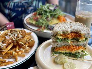 Carrot sandwich   at Monk's Deli in Seoul