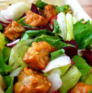 added tempeh to this too at Monk's Deli in Seoul