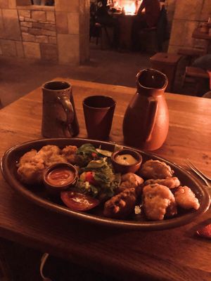 Gemüse in Bierteig  at Zauberkessel - Mittelalterschänke in Walsrode