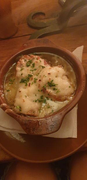 Zwiebelsuppe at Zauberkessel - Mittelalterschänke in Walsrode