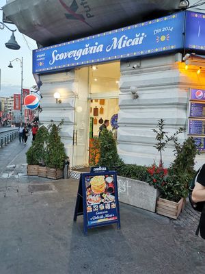 From the outside at Scovergi Mica in Bucharest