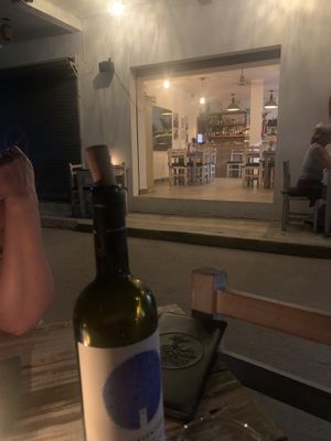 Outside from the seating area   at L'Ulivo in Sayulita