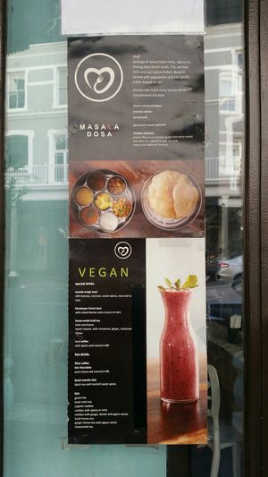 Outside at The Masala Dosa in Cape Town