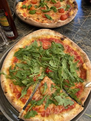 Very tasty pizzas with vegan cheese.  at Pizzeria Giuseppe in Zell Am See