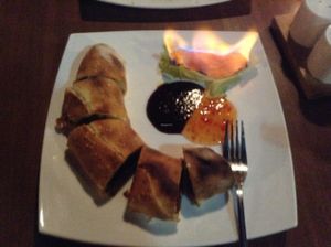 Wrap with innovative decoration at Zamin in Tehran