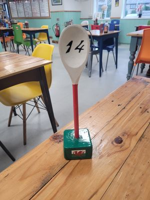 Billy Jeans Inside (Table Number) #Veganuary at Billy Jeans in Holywell