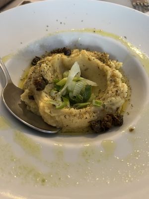 Local fava beans   at Aktaion in Santorini