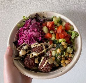  vegan bowl  at Luna Grill in San Diego