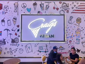 Sign at Craig's Vegan in Las Vegas