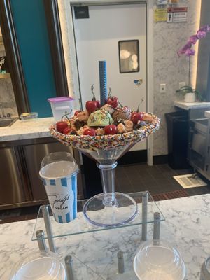 Tinx Hot Girl Sundae   at Craig's Vegan in Las Vegas