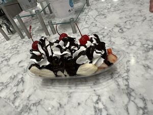 Banana split!  at Craig's Vegan in Las Vegas