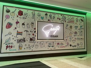 Nice coconut based ice cream options   at Craig's Vegan in Las Vegas