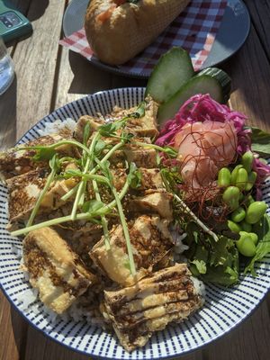 Teriyaki Tofu at Little A's Cafe in Guildford