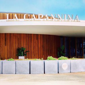 Restaurant front at La Capannina in Scarborough