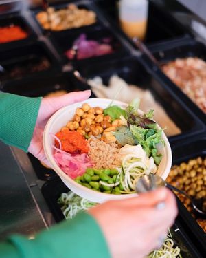 Saladbar at Mat Fra Hagen - Thomas Angells Gate in Trondheim